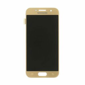 Samsung A320 Galaxy A3 2017 - LCD Displej + Dotyková Plocha - Zlatý (Service Pack)