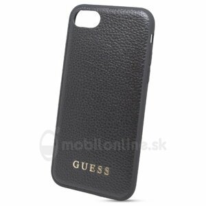 Puzdro Guess iPhone 7/8/SE 2020/SE 2022 GUHCI8GLBK silikónové - čierne