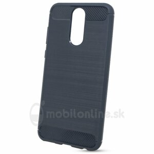 Puzdro Carbon Lux TPU Huawei Mate 10 Lite - modro-čierne