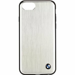 BMHCI8SASI BMW Aluminium Hard Case Silver pro iPhone 7/8