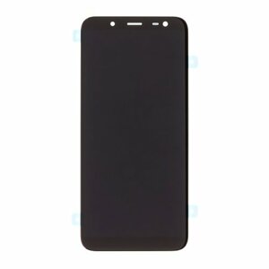 Samsung J600 Galaxy J6 2018 - LCD Displej + Dotyková Plocha - Čierny (Service Pack)