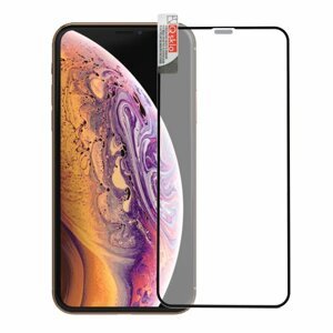 Ochranné sklo Q sklo iPhone X/Xs/11 Pro celotvárové - čierne (full glue)