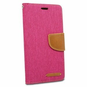 Puzdro Canvas Book Samsung Galaxy A6+ A605 - ružové