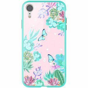 Nillkin Floral Hard Case Green pro iPhone XR