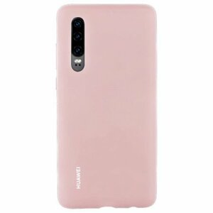 Huawei Original Silicone Car Pouzdro Pink pro Huawei P30