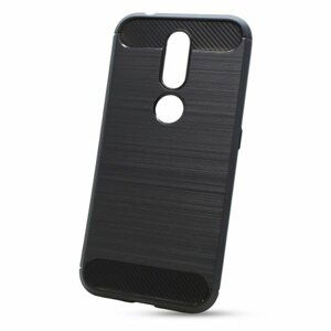 Puzdro Carbon Lux TPU Nokia 4.2 - čierne