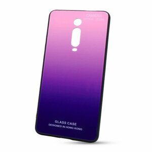 Puzdro Gradient Glass TPU Xiaomi  Mi 9T - fialové