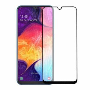 Ochranné sklo 5D Ceramic Glass 9H Samsung Galaxy A30s/A50 A505 celotvárové (full glue) - čierne