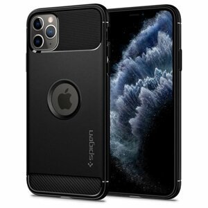 Puzdro Spigen Rugged Armor iPhone 11 Pro - Black