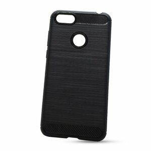 Puzdro Carbon Lux TPU Motorola Moto E6 Play - čierne