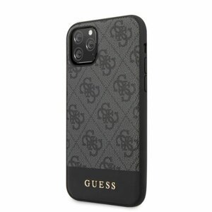 Puzdro Guess iPhone 11 Pro Max GUHCN65G4GLGR silikónové - sivé