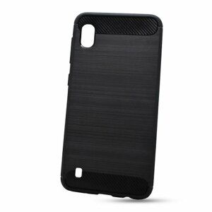 Puzdro Carbon Lux TPU Samsung Galaxy A10 A105 - čierne