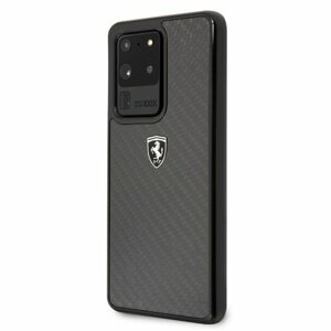 FEHCAHCS69BK Ferrari Heritage Carbon Kryt pro Samsung Galaxy S20 Ultra