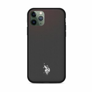 USHCN58PUBK U.S. Polo Wrapped Polo Kryt pro iPhone 11 Pro Black