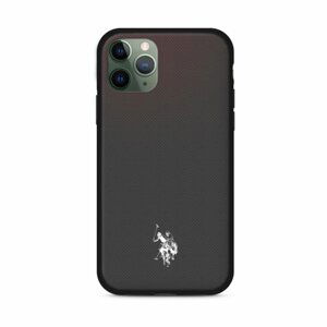 USHCN65PUBK U.S. Polo Wrapped Polo Kryt pro iPhone 11 Pro Max Black