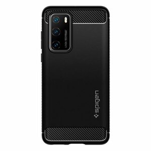 Puzdro Spigen Rugged Armor Huawei P40 - čierne