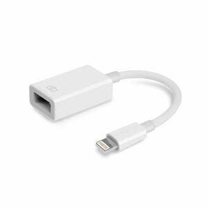 Adaptér OTG Lightning/USB Biely (ECO balenie)