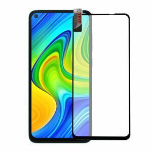 Ochranné sklo Q sklo Xiaomi Redmi Note 9 celotvárové - čierne (full glue)