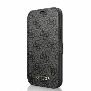 Puzdro Guess iPhone 12 Mini (5.4) GUFLBKSP12S4GG knižkové - sivé