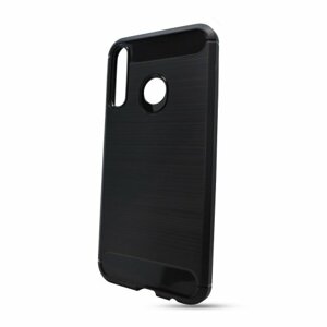 Puzdro Carbon Lux TPU Huawei P40 Lite E - čierne