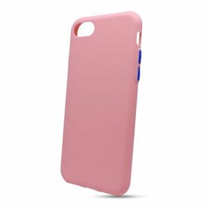 Puzdro Solid Silicone TPU iPhone 7/8/SE 2020/SE 2022 - svetlo ružové