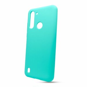 Puzdro Solid Silicone TPU Motorola G8 Power Lite - zelené