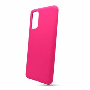 Puzdro Solid Silicone TPU Samsung Galaxy S20 G980 - neon ružové