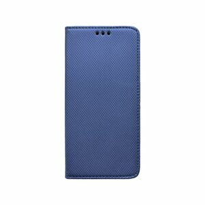 Xiaomi RedMi 9 tm.modrá bočná knižka, vzorovaná