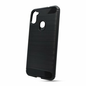 Puzdro Carbon Lux TPU Samsung Galaxy M11 M115/A11 A115 - čierne