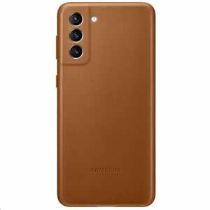 EF-VG996LAE Samsung Kožený Kryt pro Galaxy S21+ Brown