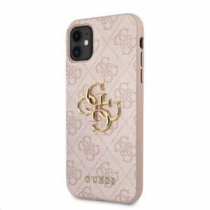 Puzdro Guess GUHCN614GMGPI PU 4G Metal Logo iPhone 11 - ružové