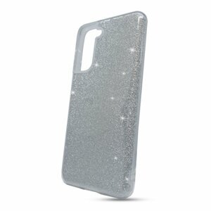 Puzdro Shimmer TPU Samsung Galaxy S21+ G996 - strieborné