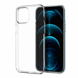 Puzdro Spigen Liquid Crystal iPhone 12/12 Pro - transparentné