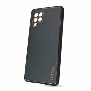 Puzdro Leather TPU Samsung Galaxy A42 A426 - čierne