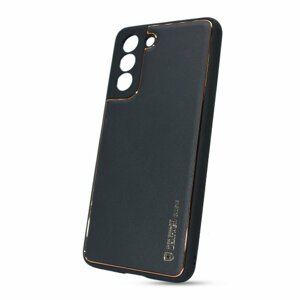 Puzdro Leather TPU Samsung Galaxy S21 G991 - čierne