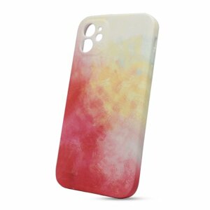 Puzdro Forcell Pop TPU iPhone 12 - červeno-biele