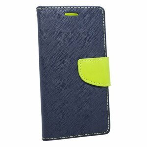 Puzdro Fancy Book Samsung Galaxy A22 A226 5G - modro limetkové