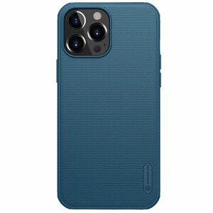 Nillkin Super Frosted PRO Zadní Kryt pro Apple iPhone 13 Pro Max Blue (Without Logo Cutout)