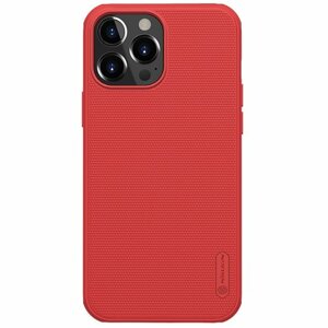 Nillkin Super Frosted PRO Zadní Kryt pro Apple iPhone 13 Pro Max Red (Without Logo Cutout)