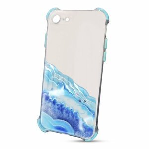 Puzdro Water TPU iPhone 7/8/SE 2020/SE 2022 vzor 4 - modré