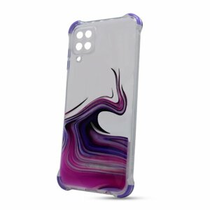 Puzdro Water TPU Samsung Galaxy A12 A125 vzor 1 - červené