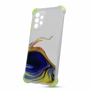 Puzdro Water TPU Samsung Galaxy A52 A525 vzor 2 - žlté