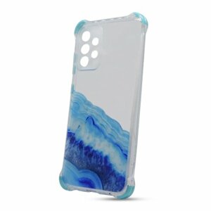 Puzdro Water TPU Samsung Galaxy A52 A525 vzor 4 - modré