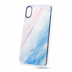 Puzdro Trendy TPU iPhone X/XS vzor 1 - modro ružové