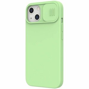 Nillkin CamShield Silky Magnetic Silikonový Kryt pro iPhone 13 Mint Green