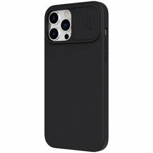 Nillkin CamShield Silky Magnetic Silikonový Kryt pro iPhone 13 Pro Max Black