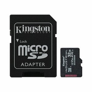 32GB microSDHC Kingston Industrial C10 A1 pSLC s adaptérem