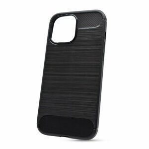 Puzdro Carbon Lux TPU iPhone 13 Mini - čierne