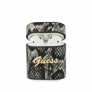 Guess puzdro na Apple AirPods, Python Collection, čierna