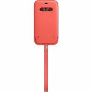 MHYF3ZM/A Apple Leather Sleeve Kryt vč. MagSafe pro iPhone 12 Pro Max Pink Citrus